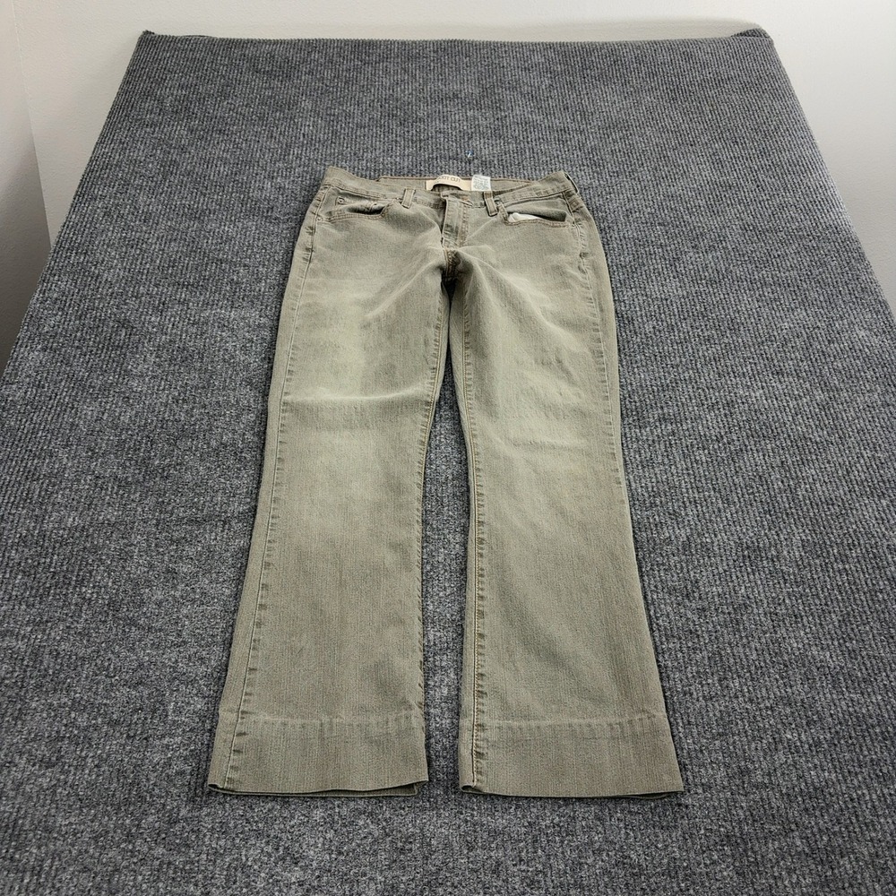 Levis 515 Jeans Womens 10 M Olive Green‎ Cotton Blend Bootcut Stretch Y2K Retro